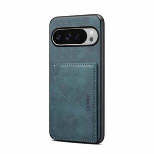 For Google Pixel 10 Pro XL Denior D08 PU Single Card Slot Holder Phone Case(Blue)