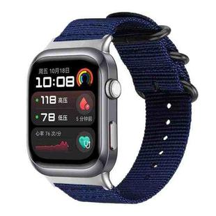 For Huawei Watch D2 xDfind Ring Buckle Nylon Canvas Watch Band(Midnight Blue)