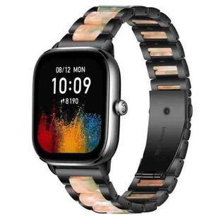 20mm xDfind Three Beads Metal Resin Watch Band(Black Green)
