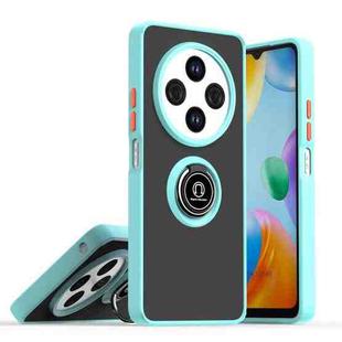 For Redmi 14C 4G Q Shadow 1 Series TPU + PC Phone Case with Ring(Sky Blue)