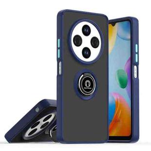 For Redmi 14C 4G Q Shadow 1 Series TPU + PC Phone Case with Ring(Royal Blue)