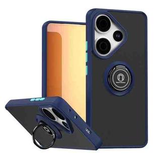 For Redmi Turbo 3 / Poco F6 Q Shadow 1 Series TPU + PC Phone Case with Ring(Royal Blue)