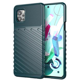 For LG Q92 5G Thunderbolt Shockproof TPU Protective Soft Case(Green)