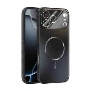 For iPhone 17 Pro Max ABEEL Heat Dissipation Frosted MagSafe Phone Case with Lens Film(Black)