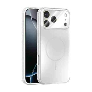 For iPhone 17 Pro Max ABEEL Heat Dissipation Frosted MagSafe Phone Case with Lens Film(White)