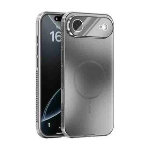 For iPhone 17 Air ABEEL Heat Dissipation Frosted MagSafe Phone Case with Lens Film(Silver)