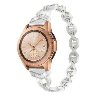 22mm xDfind Diamond Stainless Steel Watch Band(Silver)