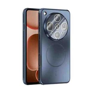 For OPPO Find X8 Ultra ABEEL Heat Dissipation Frosted MagSafe Phone Case with Lens Film(Dark Blue)