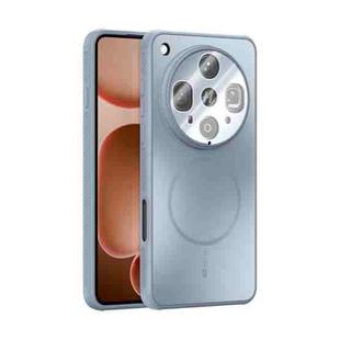 For OPPO Find X8 Ultra ABEEL Heat Dissipation Frosted MagSafe Phone Case with Lens Film(Light Blue)
