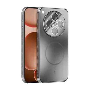 For OPPO Find X8s+ ABEEL Heat Dissipation Frosted MagSafe Phone Case with Lens Film(Silver)