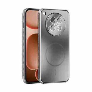 For OPPO Find X8s ABEEL Heat Dissipation Frosted MagSafe Phone Case with Lens Film(Silver)