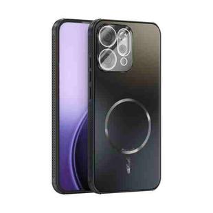 For OPPO Reno14 Global ABEEL Heat Dissipation Frosted MagSafe Phone Case with Lens Film(Black)