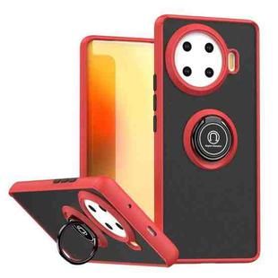 For Tecno Spark 20 Pro+ Q Shadow 1 Series TPU + PC Phone Case with Ring(Red)