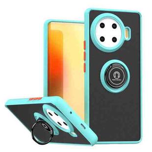 For Tecno Spark 20 Pro+ Q Shadow 1 Series TPU + PC Phone Case with Ring(Sky Blue)