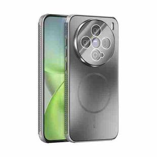 For vivo X200 Pro mini ABEEL Heat Dissipation Frosted MagSafe Phone Case with Lens Film(Silver)