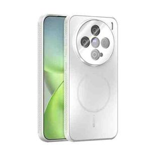 For vivo X200 Pro mini ABEEL Heat Dissipation Frosted MagSafe Phone Case with Lens Film(White)