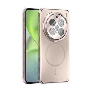 For vivo X200 Pro ABEEL Heat Dissipation Frosted MagSafe Phone Case with Lens Film(Rose Gold)