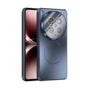For vivo X200 Ultra ABEEL Heat Dissipation Frosted MagSafe Phone Case with Lens Film(Dark Blue)
