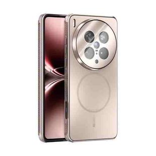For vivo X200 Ultra ABEEL Heat Dissipation Frosted MagSafe Phone Case with Lens Film(Rose Gold)