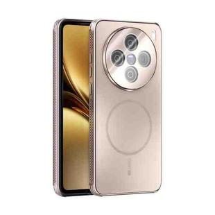 For vivo X200 ABEEL Heat Dissipation Frosted MagSafe Phone Case with Lens Film(Rose Gold)