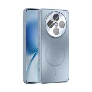 For vivo X200s ABEEL Heat Dissipation Frosted MagSafe Phone Case with Lens Film(Light Blue)