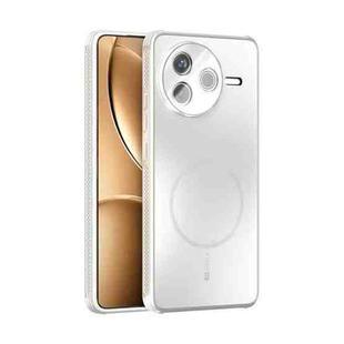 For Redmi K80 ABEEL Heat Dissipation Frosted MagSafe Phone Case with Lens Film(White)