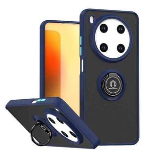 For ZTE Blade V70 Max Q Shadow 1 Series TPU + PC Phone Case with Ring(Royal Blue)