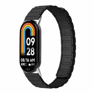 14mm xDfind I-shaped Magnetic Silicone Watch Band(Black)