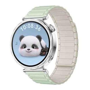 18mm xDfind I-shaped Magnetic Silicone Watch Band(Light Mint Starlight)