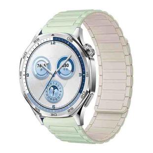 22mm xDfind I-shaped Magnetic Silicone Watch Band(Light Mint Starlight)