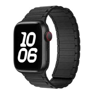 For Apple Watch 38 / 40 / 41 / S10 42mm xDfind I-shaped Magnetic Silicone Watch Band(Black)