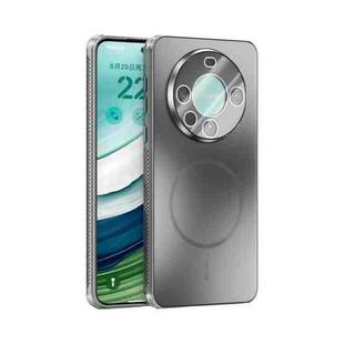 For Huawei Mate 60 Pro / 60 Pro+ ABEEL Heat Dissipation Frosted MagSafe Phone Case with Lens Film(Silver)