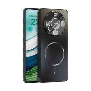 For Huawei Mate 60 ABEEL Heat Dissipation Frosted MagSafe Phone Case with Lens Film(Black)
