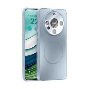 For Huawei Mate 60 ABEEL Heat Dissipation Frosted MagSafe Phone Case with Lens Film(Light Blue)