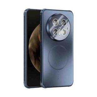 For Huawei Mate 70 Pro / 70 Pro+ ABEEL Heat Dissipation Frosted MagSafe Phone Case with Lens Film(Dark Blue)