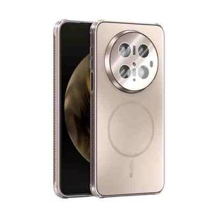 For Huawei Mate 70 Pro / 70 Pro+ ABEEL Heat Dissipation Frosted MagSafe Phone Case with Lens Film(Rose Gold)