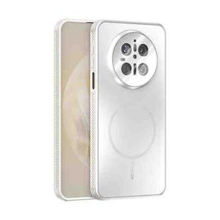 For Huawei Mate 70 ABEEL Heat Dissipation Frosted MagSafe Phone Case with Lens Film(White)