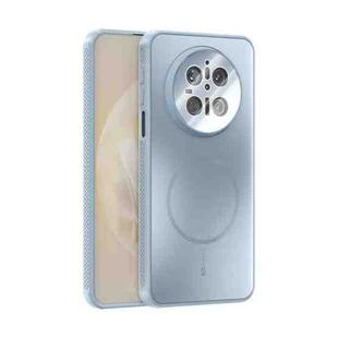 For Huawei Mate 70 ABEEL Heat Dissipation Frosted MagSafe Phone Case with Lens Film(Light Blue)