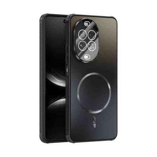 For Huawei nova 14 Pro ABEEL Heat Dissipation Frosted MagSafe Phone Case with Lens Film(Black)