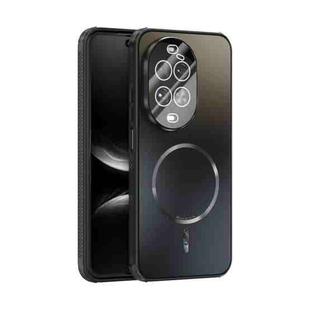 For Huawei nova 14 Ultra ABEEL Heat Dissipation Frosted MagSafe Phone Case with Lens Film(Black)