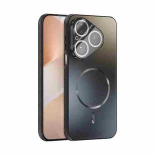 For Huawei Pura 80 5G ABEEL Heat Dissipation Frosted MagSafe Phone Case with Lens Film(Black)