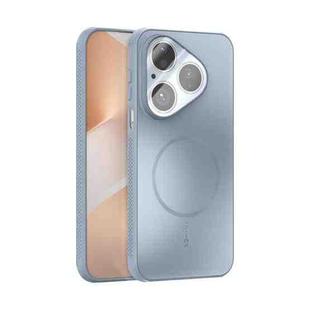 For Huawei Pura 80 5G ABEEL Heat Dissipation Frosted MagSafe Phone Case with Lens Film(Light Blue)