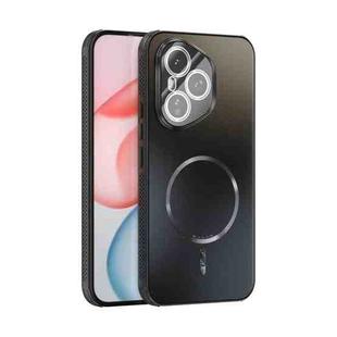 For Honor 400 Pro Global 160.8mm ABEEL Heat Dissipation Frosted MagSafe Phone Case with Lens Film(Black)