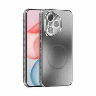 For Honor 400 Pro Global 160.8mm ABEEL Heat Dissipation Frosted MagSafe Phone Case with Lens Film(Silver)