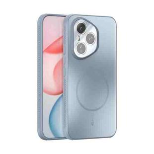 For Honor 400 Pro Global 160.8mm ABEEL Heat Dissipation Frosted MagSafe Phone Case with Lens Film(Light Blue)