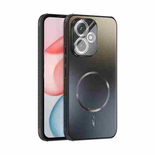 For Honor 400 Global 156.5mm ABEEL Heat Dissipation Frosted MagSafe Phone Case with Lens Film(Black)