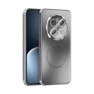 For Honor Magic7 Pro ABEEL Heat Dissipation Frosted MagSafe Phone Case with Lens Film(Silver)