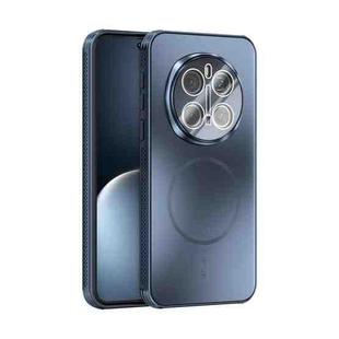 For Honor Magic7 Pro ABEEL Heat Dissipation Frosted MagSafe Phone Case with Lens Film(Dark Blue)