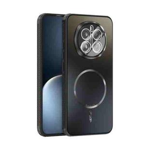 For Honor Magic7 ABEEL Heat Dissipation Frosted MagSafe Phone Case with Lens Film(Black)