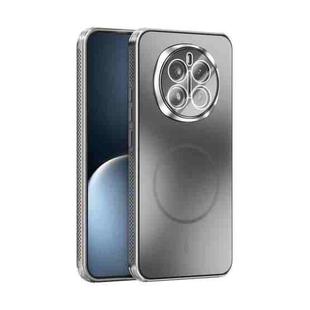 For Honor Magic7 ABEEL Heat Dissipation Frosted MagSafe Phone Case with Lens Film(Silver)